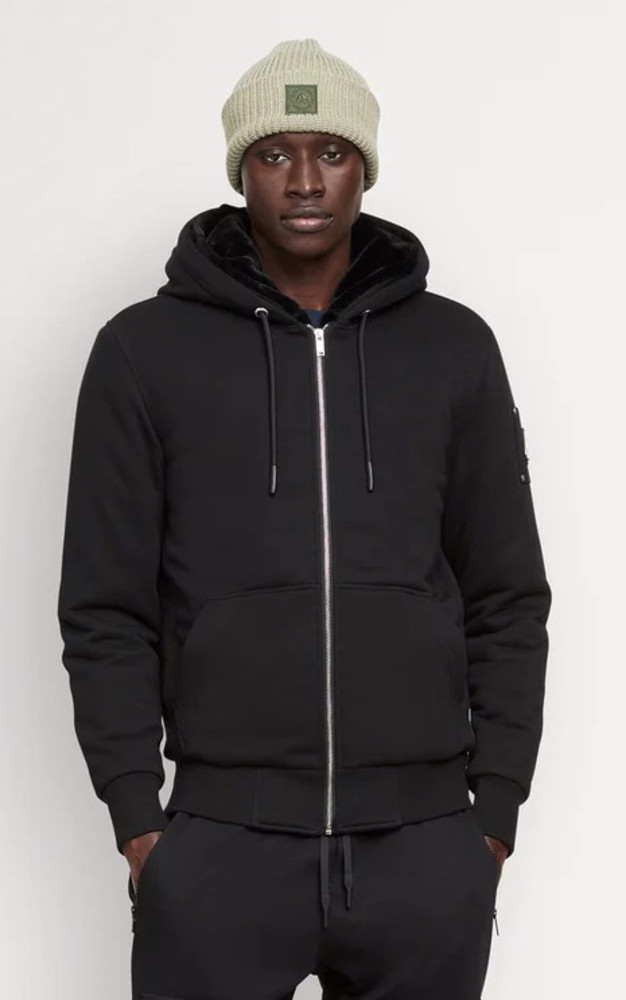 la canadienne Veste zippée fourrée Classic Bunny Black