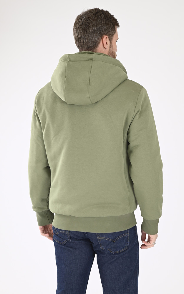 La Canadienne Veste Zippée Fourrée Classic Bunny Kaki