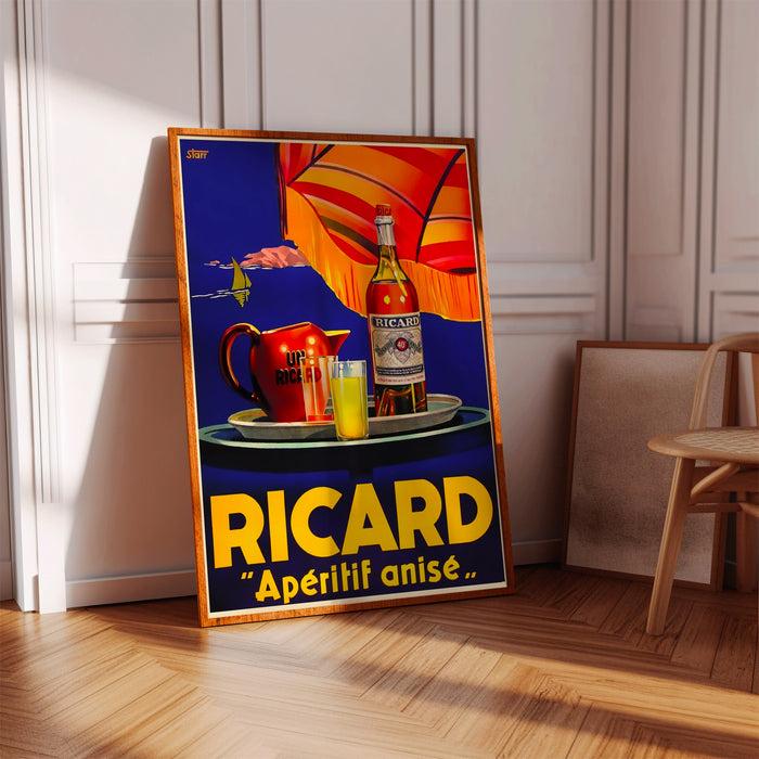 la carte des vins s'il vous plaît Affiche “Ricard Apéritif Anisé” la carte des vins s'il vous plaît Affiche “Ricard Apéritif Anisé”