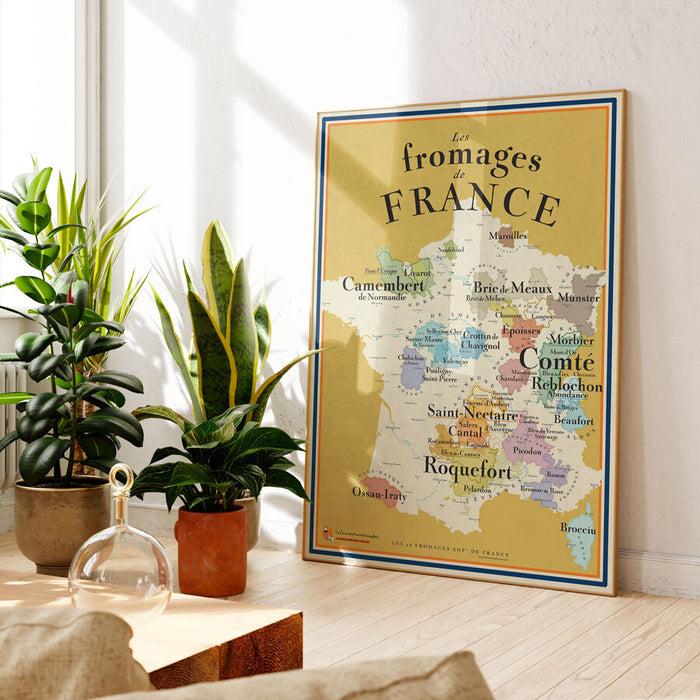 la carte des vins s'il vous plaît La Carte des Fromages de France - XL