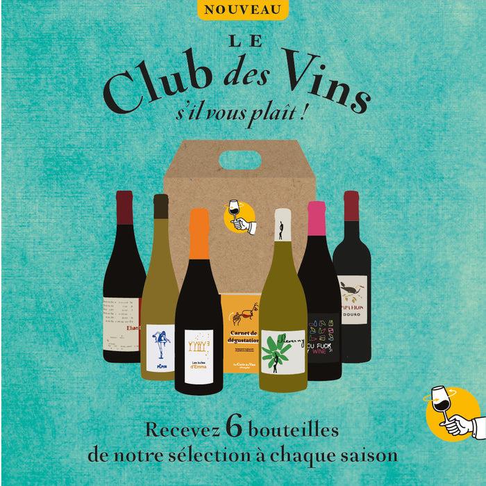 la carte des vins s'il vous plaît Le Club des Vins s'il vous plaît - 6 bouteilles