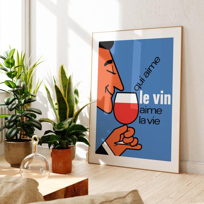 la carte des vins s'il vous plaît Qui aime le vin Aime la vie - XL