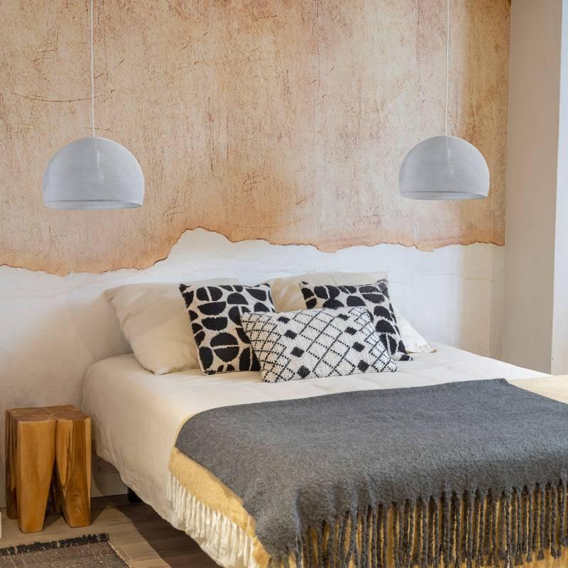 La Case De Cousin Paul Abat-jour Coupole Gris Perle