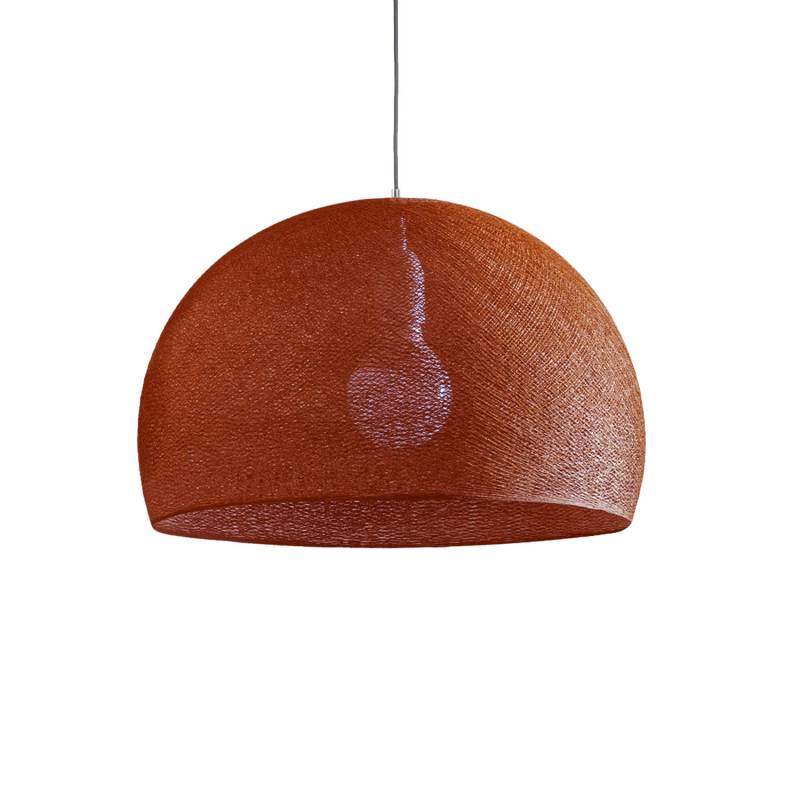 la case de cousin paul Abat-jour coupole havane 67 avec suspension simple