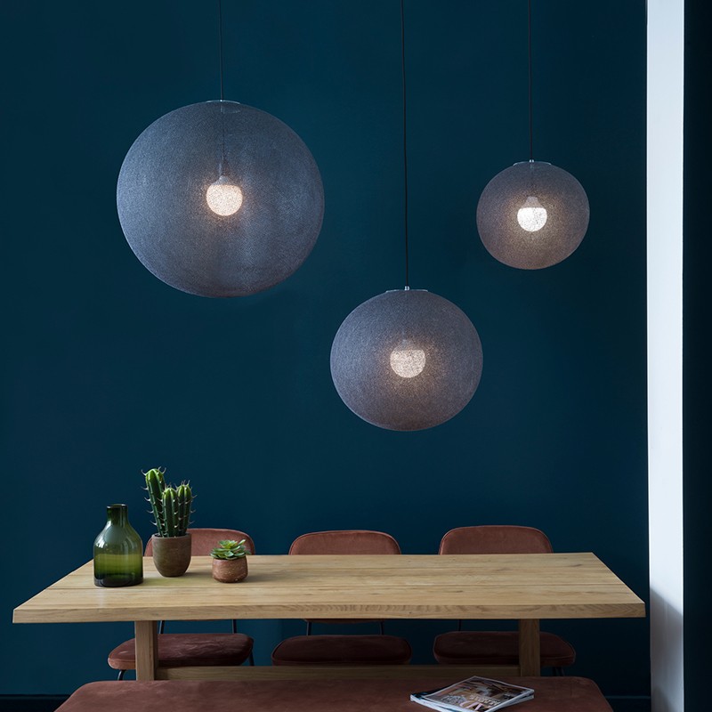 La Case De Cousin Paul Abat-jour Design Globe Light Anthracite Ø 36cm