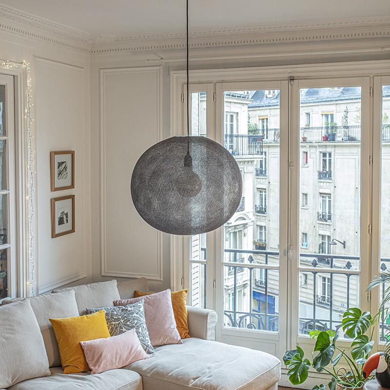 La Case De Cousin Paul Abat-jour Design Globe Light XL Anthracite Ø 50cm