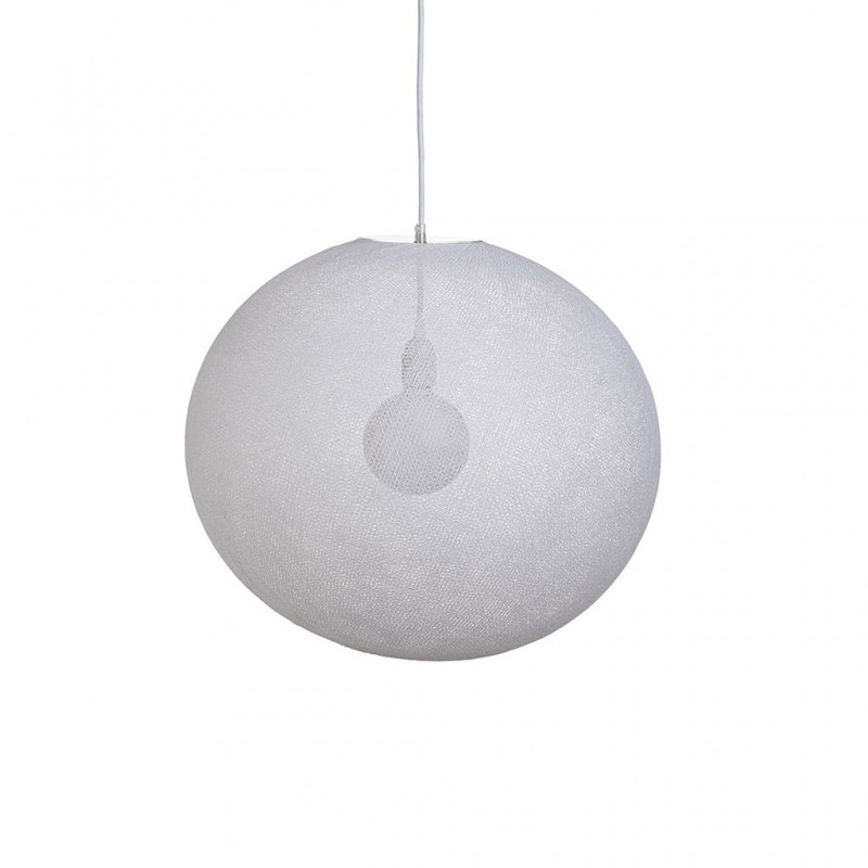 la case de cousin paul Abat-jour Design Globe Light XL Blanc Ø 50cm