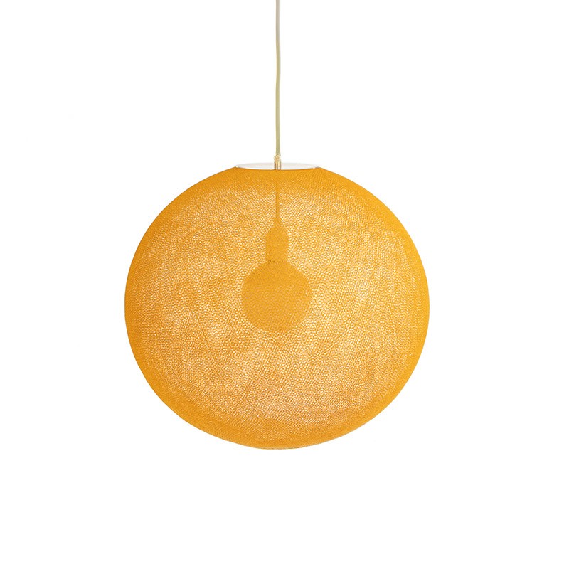 La Case De Cousin Paul Abat-jour Design Globe Light XL Curry Ø 50cm