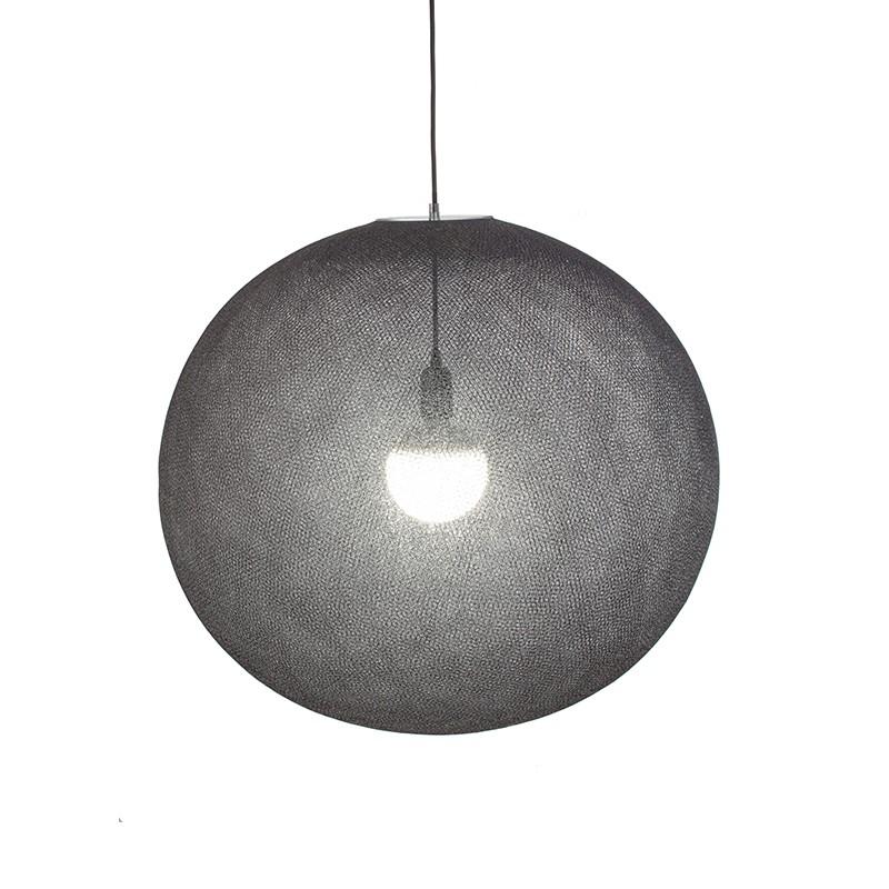 La Case De Cousin Paul Abat Jour Design Globe Light XXL Anthracite Ø 67cm