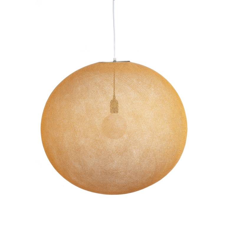 La Case De Cousin Paul Abat Jour Design Globe Light XXL Camel Ø 67cm