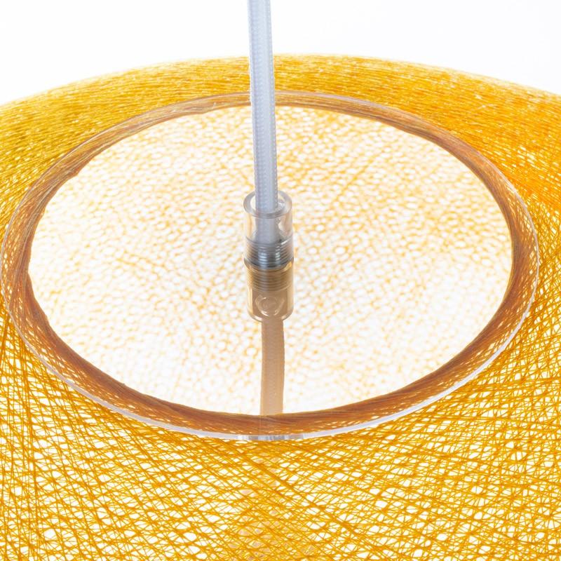 La Case De Cousin Paul Abat Jour Design Globe Light XXL Curry Ø 67cm