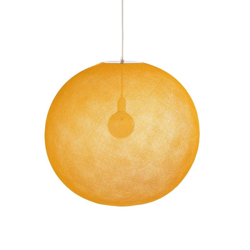 la case de cousin paul Abat jour design Globe Light XXL Curry Ø 67cm