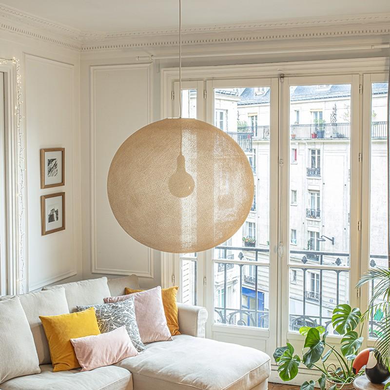 La Case De Cousin Paul Abat Jour Design Globe Light XXL Sahara Ø 67cm