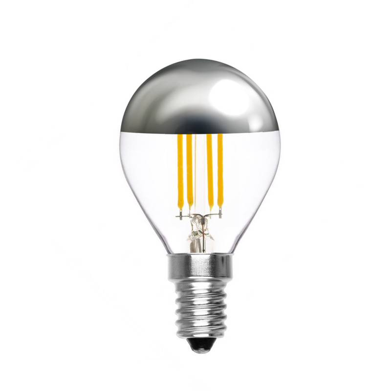 La Case De Cousin Paul Ampoule LED E14 Calotte Argentée