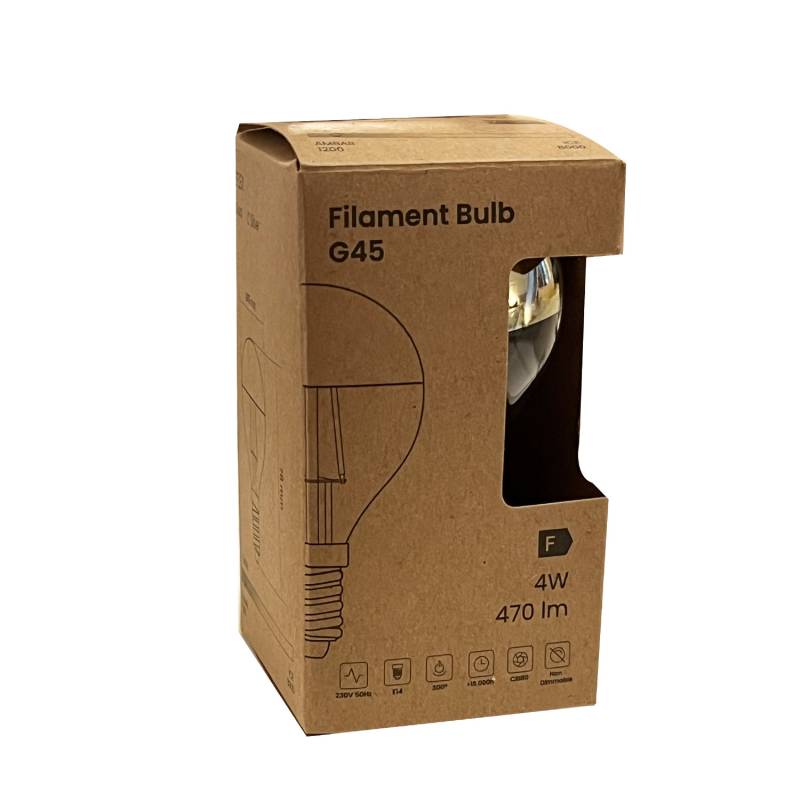 La Case De Cousin Paul Ampoule LED E14 Calotte Dorée