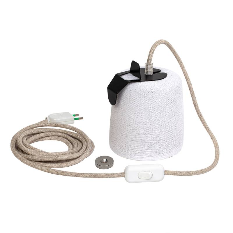 La Case De Cousin Paul Applique Magnet Swing Blanc - Reconditionnée