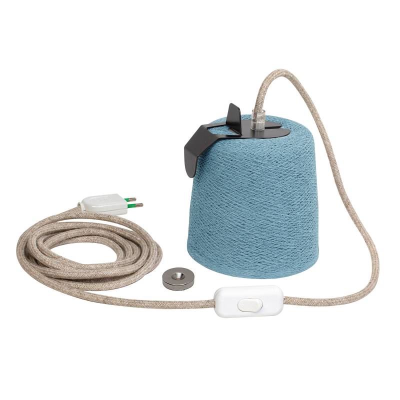 La Case De Cousin Paul Applique Magnet Swing Denim - Reconditionnée