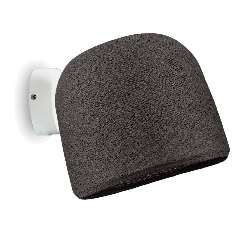 La Case De Cousin Paul Applique Murale Blanche Cloche Anthracite