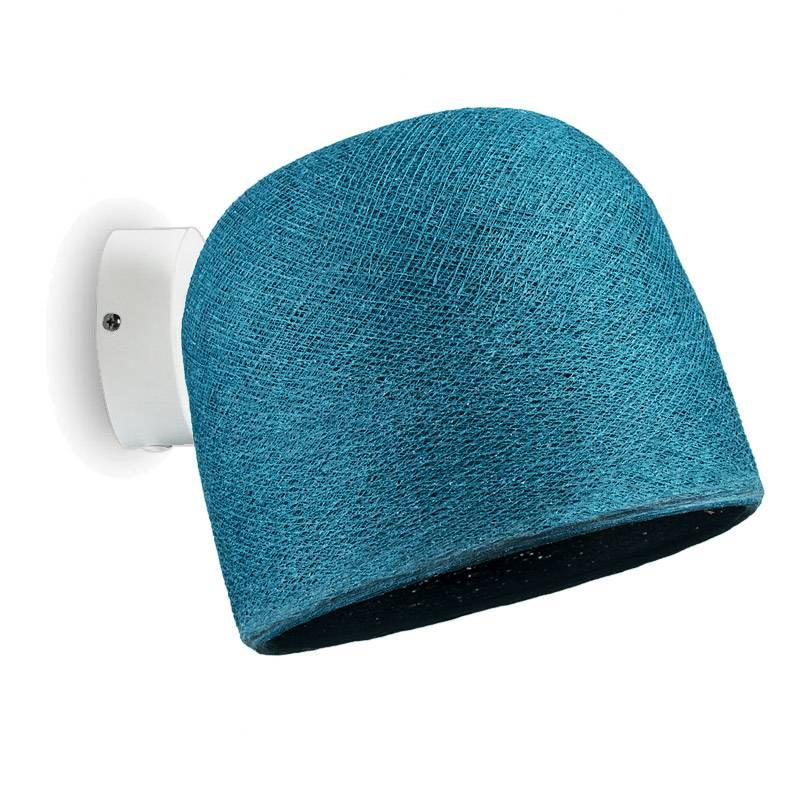 la case de cousin paul Applique murale blanche Cloche bleu paon la case de cousin paul Applique murale blanche Cloche bleu paon