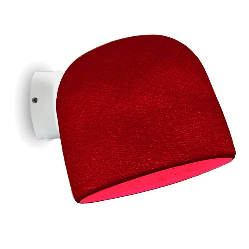 la case de cousin paul Applique murale blanche Cloche rouge