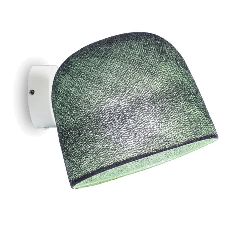 La Case De Cousin Paul Applique Murale Blanche Cloche Vert De Gris