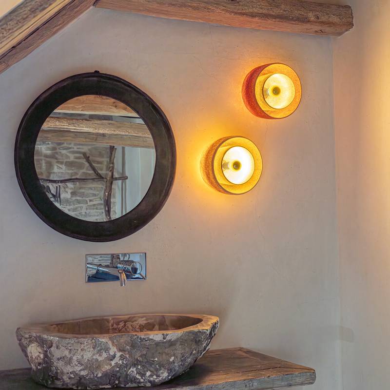 La Case De Cousin Paul Applique Murale Tulipe Aimantée - Havane Et Nude