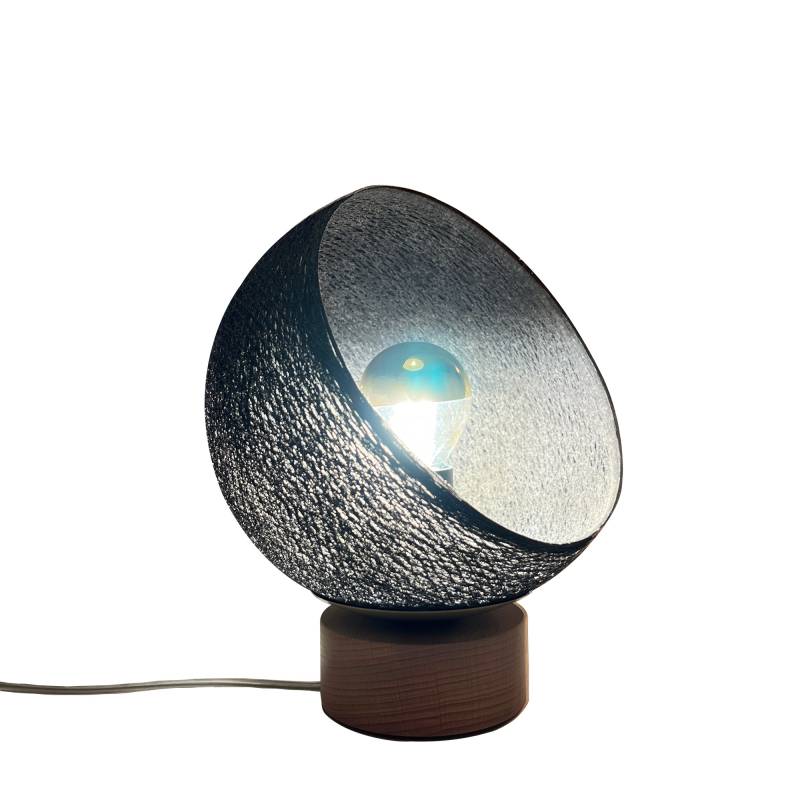 La Case De Cousin Paul Bebop Lampe De Table Avec Abat-jour à 360 Degrés Anthracite 17cm
