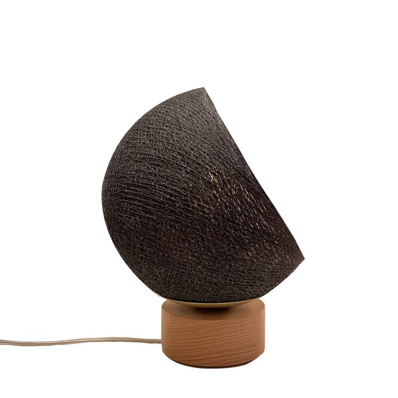 La Case De Cousin Paul Bebop Lampe De Table Avec Abat-jour à 360 Degrés Anthracite 17cm
