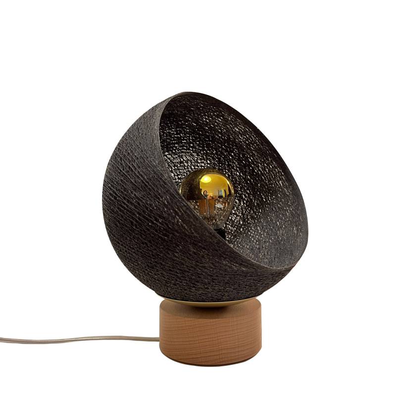 la case de cousin paul Bebop lampe de table avec abat-jour à 360 degrés anthracite 17cm