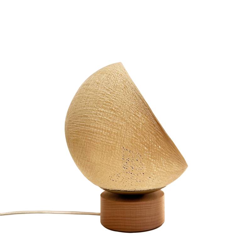 La Case De Cousin Paul Bebop Lampe De Table Avec Abat-jour à 360 Degrés écru 17cm