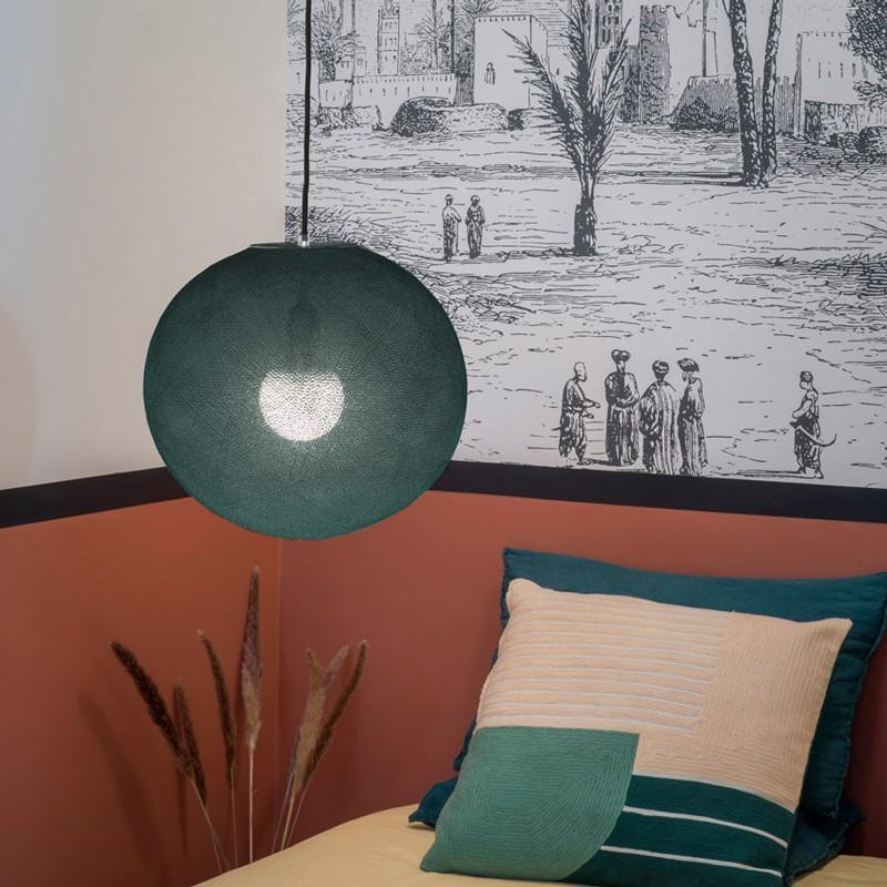 La Case De Cousin Paul Globe Light Vert Impérial Ø 36cm