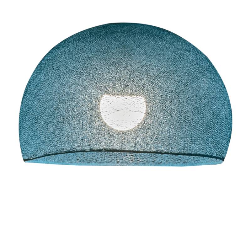 La Case De Cousin Paul Abat-jour Coupole Bleu Paon