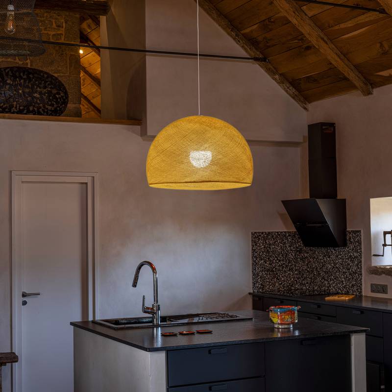 La Case De Cousin Paul Abat-jour Coupole Camel