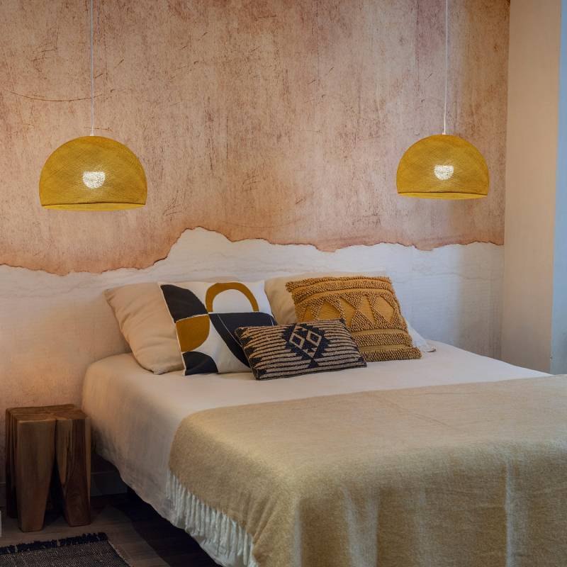 La Case De Cousin Paul Abat-jour Coupole Camel