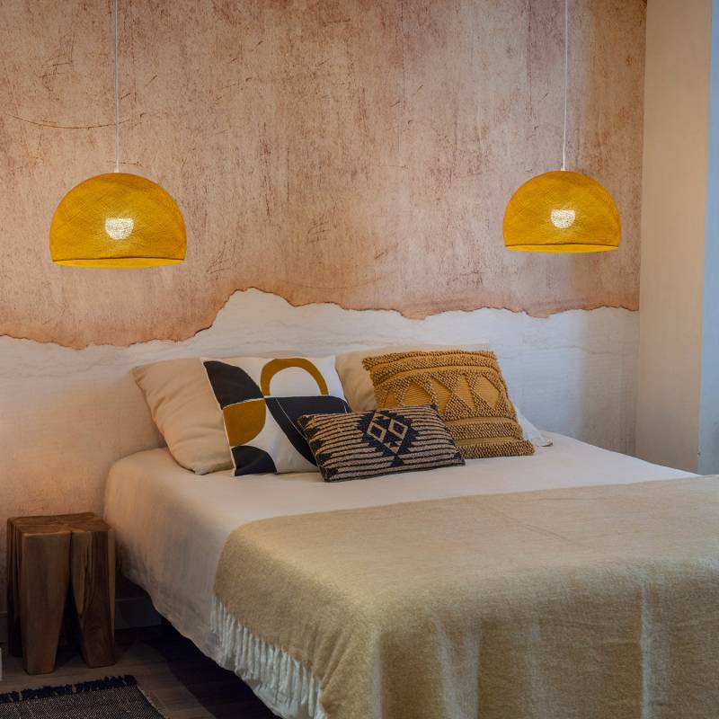 La Case De Cousin Paul Abat-jour Coupole Curry