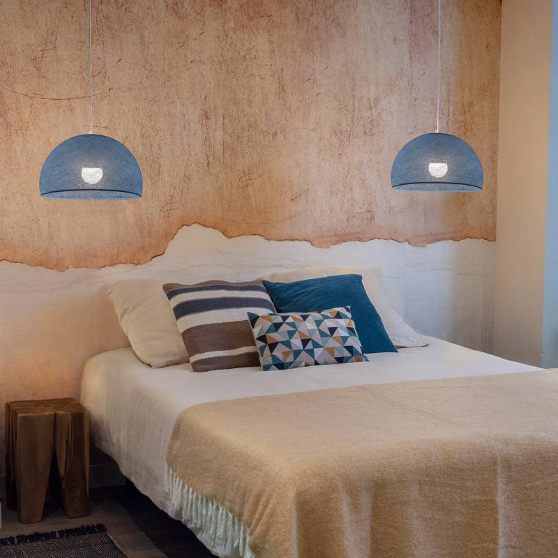 La Case De Cousin Paul Abat-jour Coupole Denim