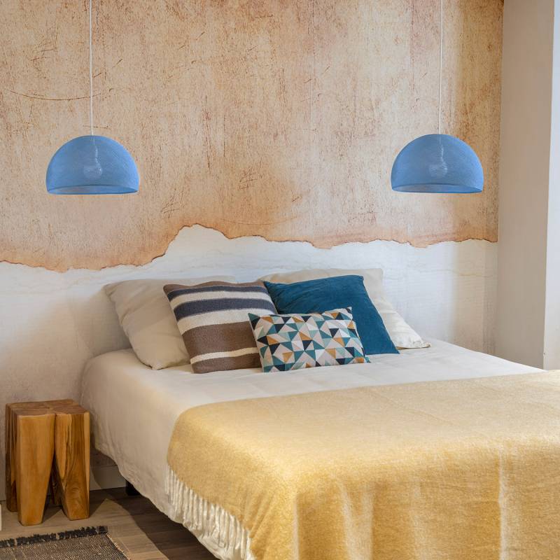 La Case De Cousin Paul Abat-jour Coupole Denim