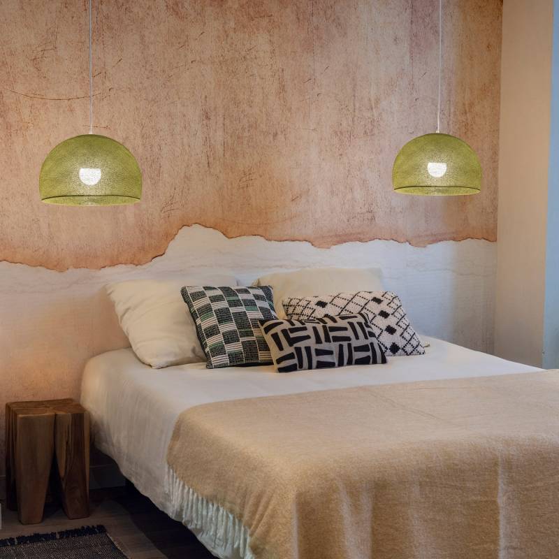 La Case De Cousin Paul Abat-jour Coupole Kaki