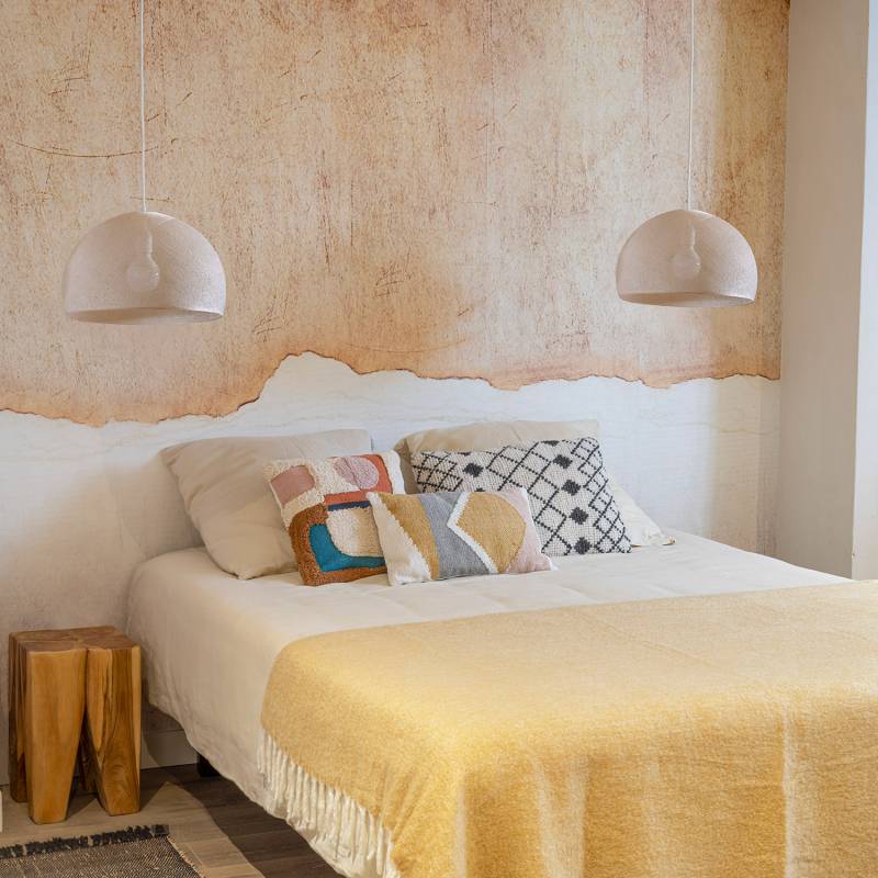 La Case De Cousin Paul Abat-jour Coupole Lin