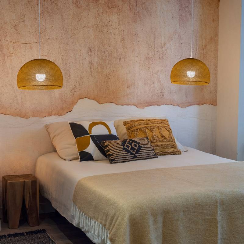 La Case De Cousin Paul Abat-jour Coupole Tabac