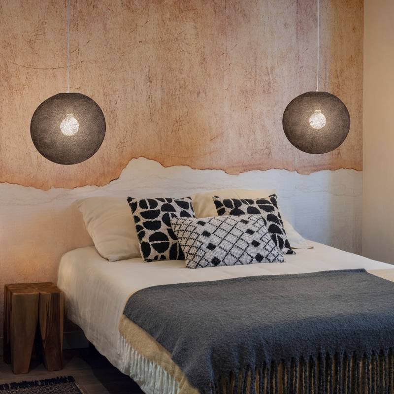 La Case De Cousin Paul Abat-jour Globe Anthracite