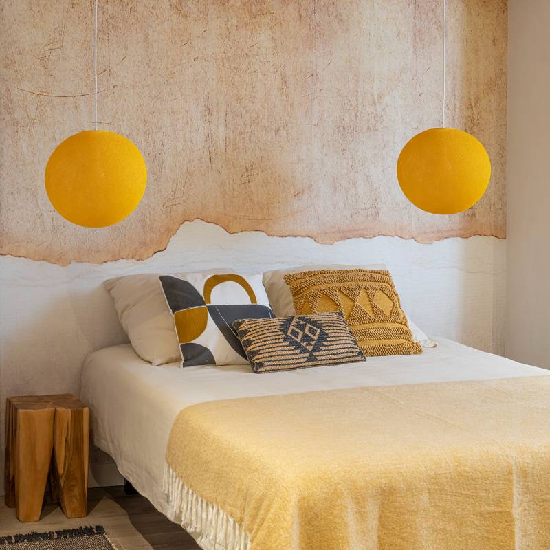 La Case De Cousin Paul Abat-jour Globe Curry