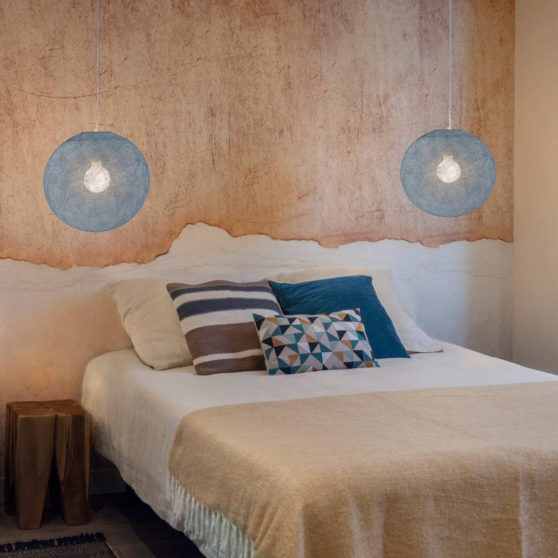 La Case De Cousin Paul Abat-jour Globe Denim