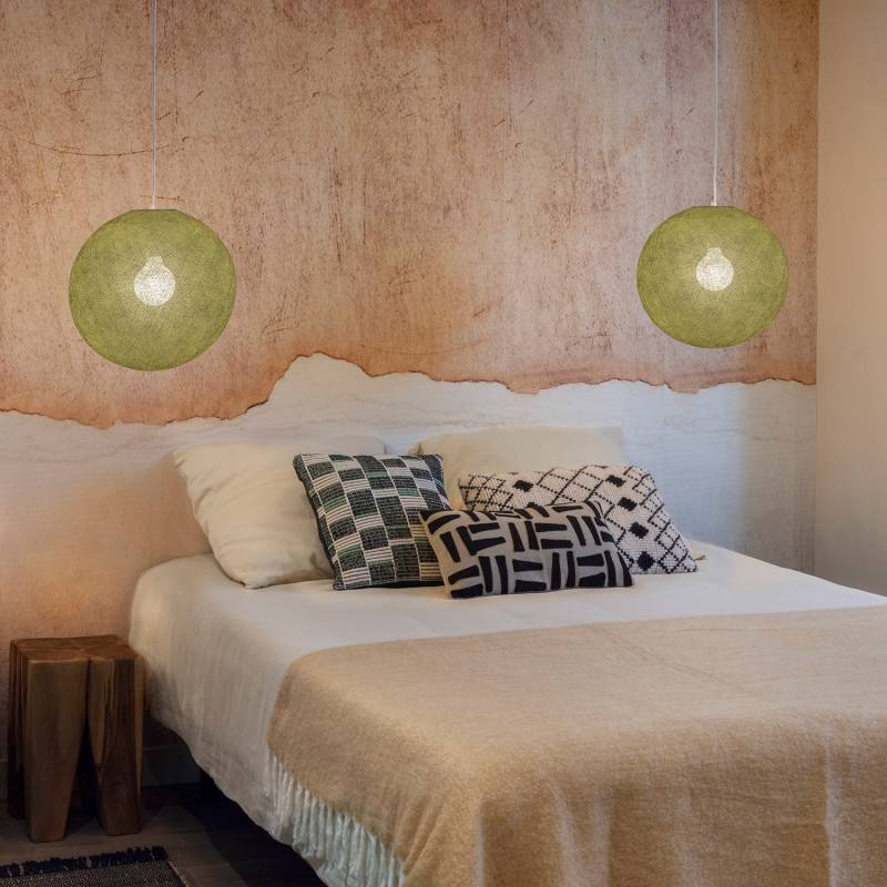 La Case De Cousin Paul Abat-jour Globe Kaki