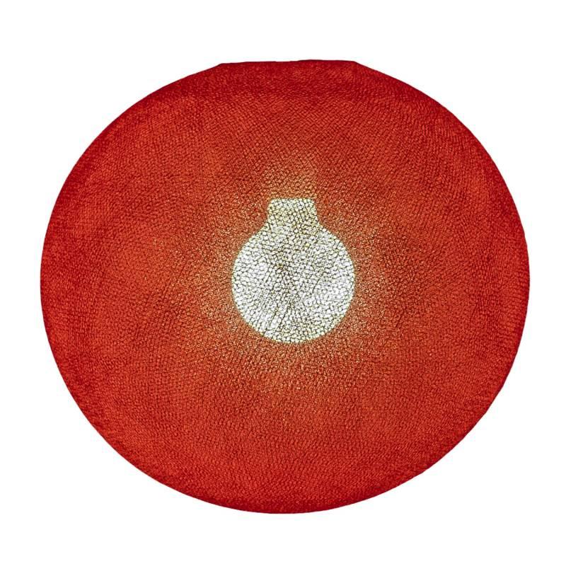 La Case De Cousin Paul Abat-jour Globe Rouge