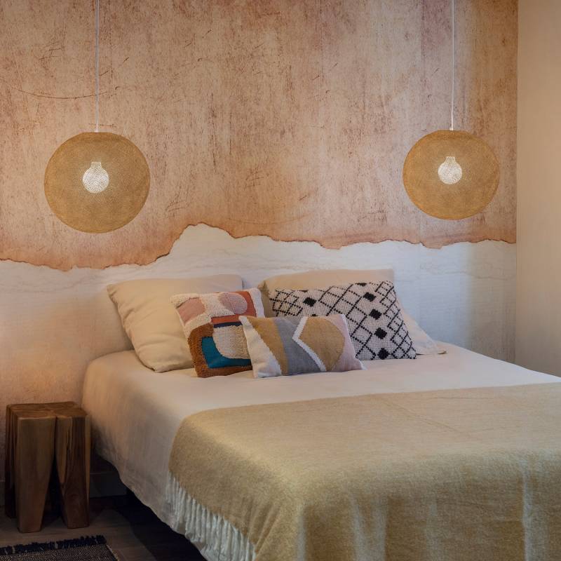 La Case De Cousin Paul Abat-jour Globe Sable