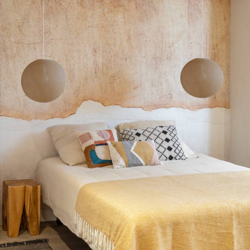 La Case De Cousin Paul Abat-jour Globe Sable