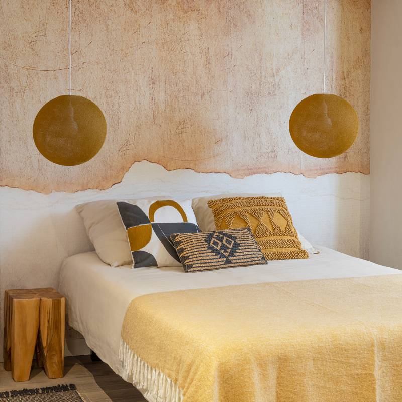 La Case De Cousin Paul Abat-jour Globe Tabac