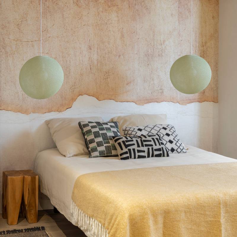 La Case De Cousin Paul Abat-jour Globe Tilleul