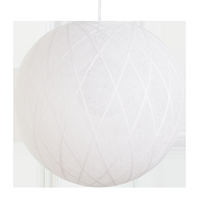 La Case De Cousin Paul Globe Art Déco Blanc